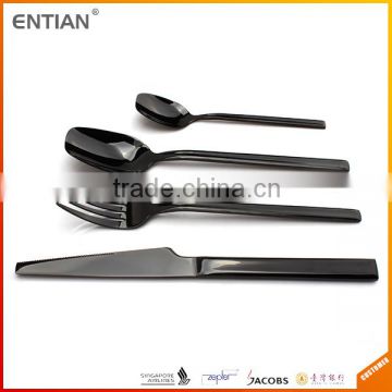 Hot Sell PVD Coating Stainless Steel Black Cutlery
