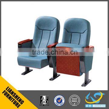 Explosion theater furniture model,fabric material cinema chair,auditorium chair with writing pad