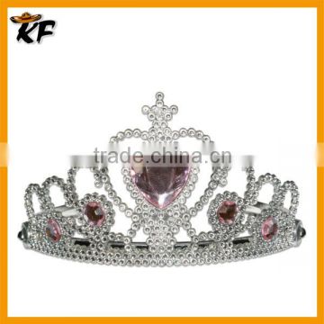 2015 Hot sale Pretty plastic beauty pageant crown