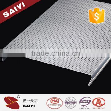 Factory price white 600x600mm decorative aluminum ceiling panel