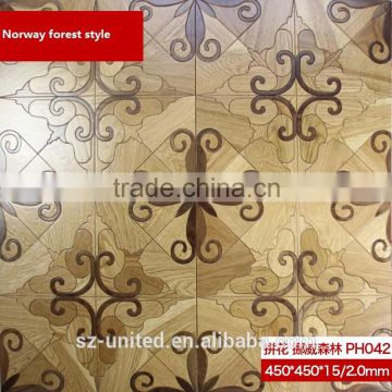 Norway forest style parquet acacia wood flooring
