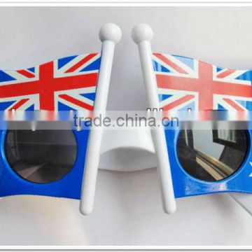 Big party sunglasses with national flag