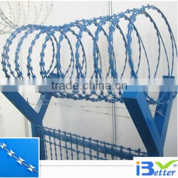 Hot-dip galvanized razor barbed wire fence BTO-22 factory price