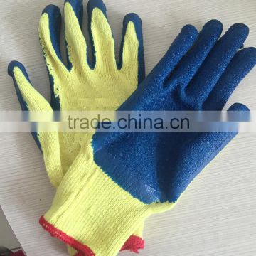 Cheap price and factory directly of yellow latex coated palm for safety