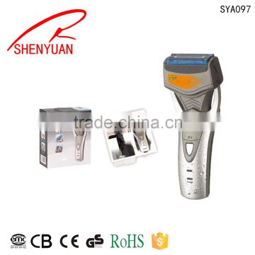 electric long life motor CE ROHS rechargeable led light manufacturer supply eco-friendly electric men shaver usa