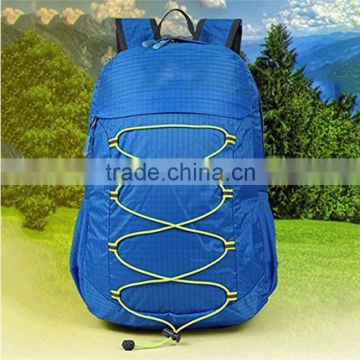 Fashion high quality foldable teen school backpacks 2016
