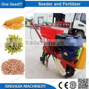 Small hand push gasoline corn planter