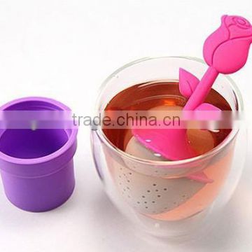 Multicolor Flower Pot Tea Bag Tea Filters Teaspoon Infuser