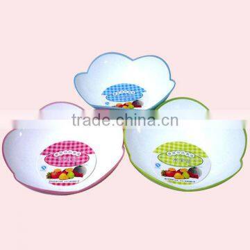 Large size Flower Fruit Dish Salad Bowl