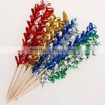 various sizes decorative disposable holiday party picks