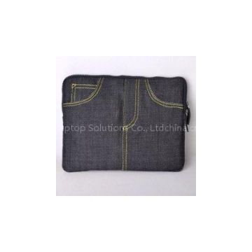 Tablet PC Accessories , iPad2 Cool Denim Jeans Sleeve Bag soft Case