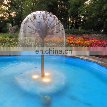 1 " 1.5" 2" led lighting garden water dandelion fountain nozzle