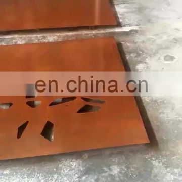 New products 4x8 corten steel sheets for screens outdoor