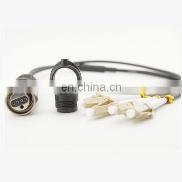 ODC LC/UPC SM outdoor waterproof fiber optic patch cord cable plug/socket