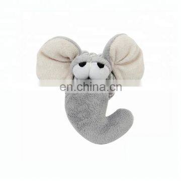 Elephant Head Plush Animal Pet Dog Toy