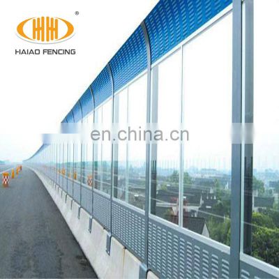 2021 new coming highway acrylic transparent noise barrier sheet aborsbing road noise barrier panels outdoor