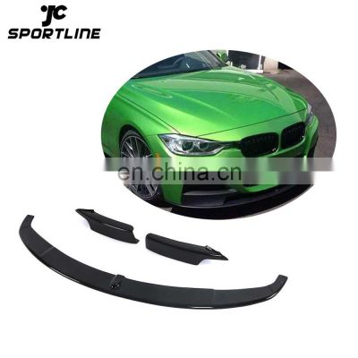 ABS Material F30 F31 Front Bumper Lip for BMW 3 Series F30 M Sport Edition Sedan 4-Door 2012up P Style