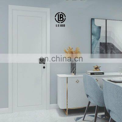 White Primer Interior Door Wooden Solid Wood Door