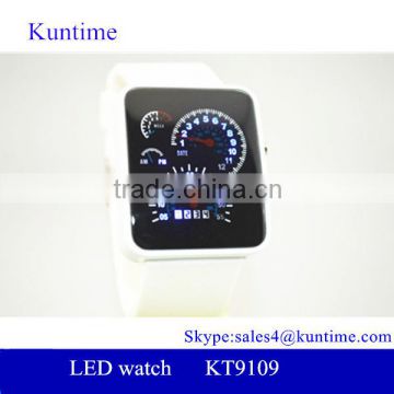 Teenagers' gift led watch with aviation face blue light
