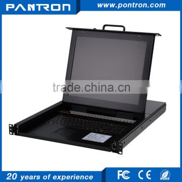 ip kvm and console 17 inch 8 port led KVM switch