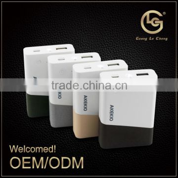 Trade assurance hot selling new design high efficiency oem custom charger portable 6000/7800mah wholesale power bank