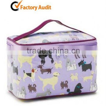 2012 XFC-0002 Fashionable canvas cosmetic case
