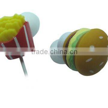 Cute 3D cute funny earphones for kids and girls for mp3  for promotion and gift