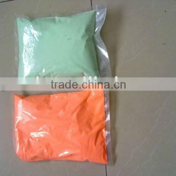 photoluminous pigment/glow green and orange powder pigment/phtoluminescent powder pigment