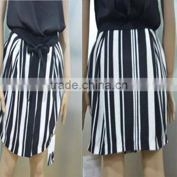 Very Cheap Summer Fashion Black and White Skirt 2015