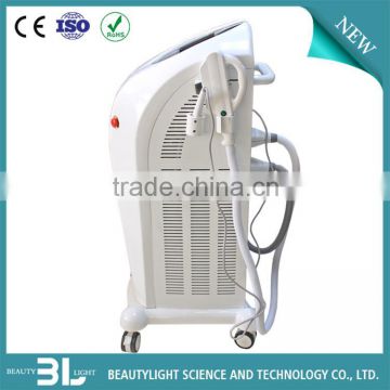 Super vertical shr hair removal machine and shr laser with two handles Beauty Salon Spa Equipment&Machine