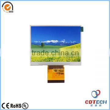 TFT LCD 3.5 inch flexible tft lcd display with RGB interface with touch panel