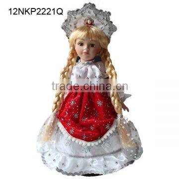 Wholesale Candy Box Doll In Porcelain Head Russian Snow Girl