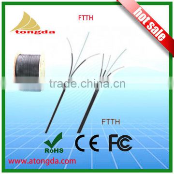 FTTH drop cable 1 core G657A FRP 0.5mm LSZH 2.0x3.0mm