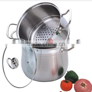 inkor cookware handles for 3pcs stainless steel non-electric biryani cooking pot set