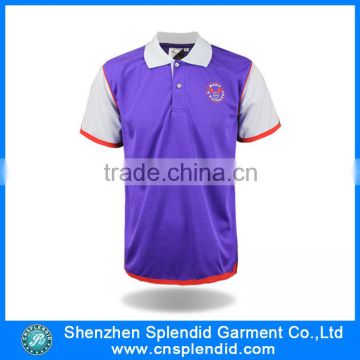 china supplier short sleeve elongated polo t shirt custom