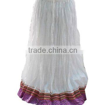 Indian Traditional Vintage Boho Skirt / Cotton Long Skirt