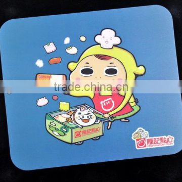 China supplier neoprene mouse pad with rubber backing/rubber mouse pad/OEM mouse pad