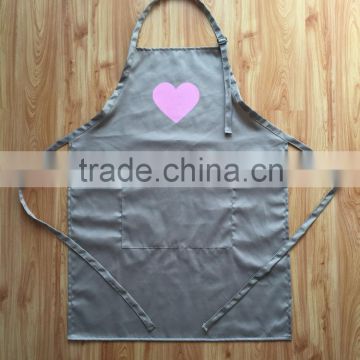 Wholesale promotional polyester and cotton blend kitchen bib apron