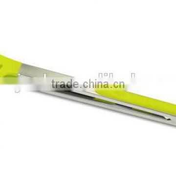 One piece silicone tongs
