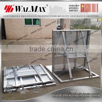 BR-DS001 aluminum alloy crowd control movable barrier
