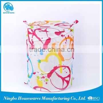 Newest Design High Quality customized laundry bag with cord polyester