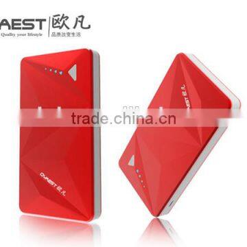 Large capacity mobile power bank 16000mah with external battery