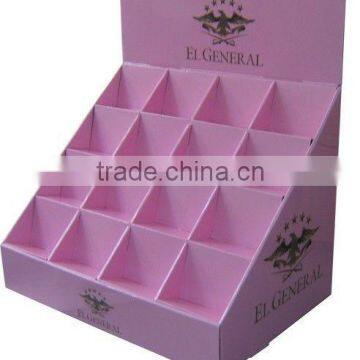 customized advertising paper display box/paper storage box/display paper box