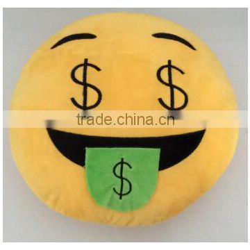 Home Textile Wholesale Custom New Design Emoji Plush Pillows Cheap Emoji Pillow