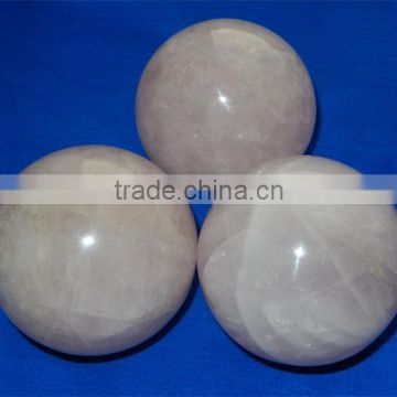 Hot sale nature crystal quartz sphere/ball rose quartz