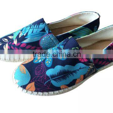 Latest design Rubber Sole Canvas Shoes for women