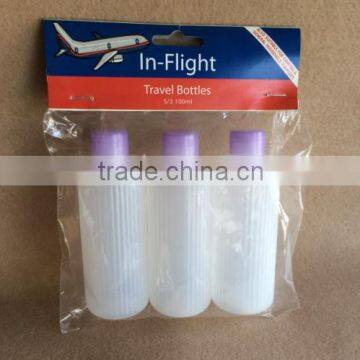 3PC travel bottles set 100ML TG30090