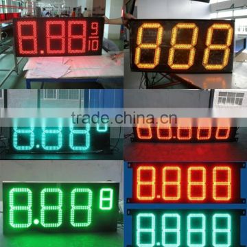 Customize supply 8 letter gas station digital led gas price sign gas station digital led gas price sign 18 inch gas station led