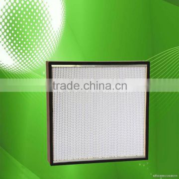 wooden frame hepa air filter for clean room purification and equipment