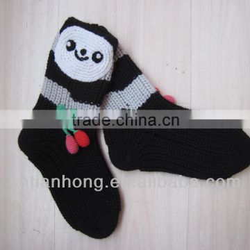 winter baby sock with Panda desgn
